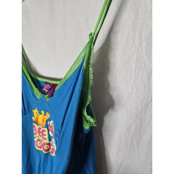 Vintage Women's Blue Winnie The Pooh Flowy Long Top/ Night Dress - Size XL - Picture 8 of 13